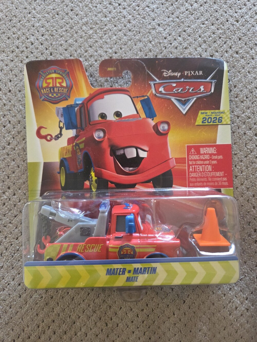 Mater - Race and Rescue Disney Pixar Cars Diecast Metal 2026 - NEW Radiator